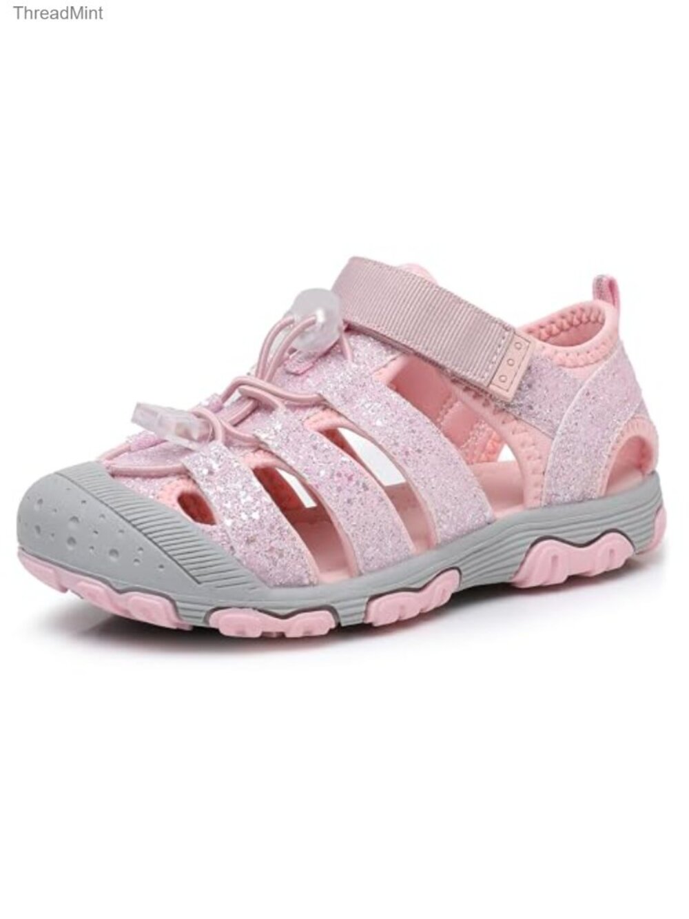 Closed Toe Water Sandals for Toddler Boys Girls, Adjustable Straps, Non-Slip